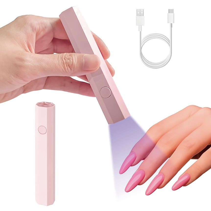 MINI LAMPARA DE UÑAS PORTÁTIL Y RECARGABLE