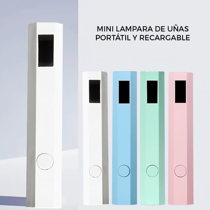 MINI LAMPARA DE UÑAS PORTÁTIL Y RECARGABLE